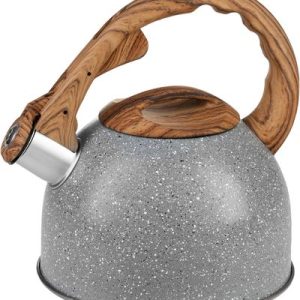 Čajník MagicHome, pískací, šedý, 2500 ml