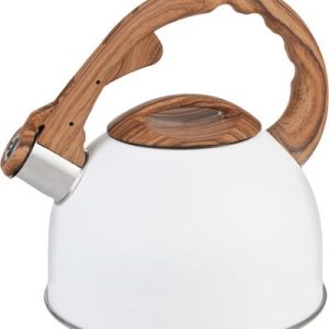 Čajník MagicHome, pískací, biely, 2500 ml