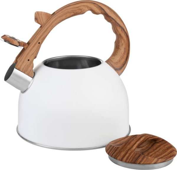 Čajník MagicHome, pískací, biely, 2500 ml – Obrázok 6