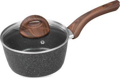 Rajnica MagicHome Black Marble Line, so sklenenou pokrievkou, 16 cm – Obrázok 6