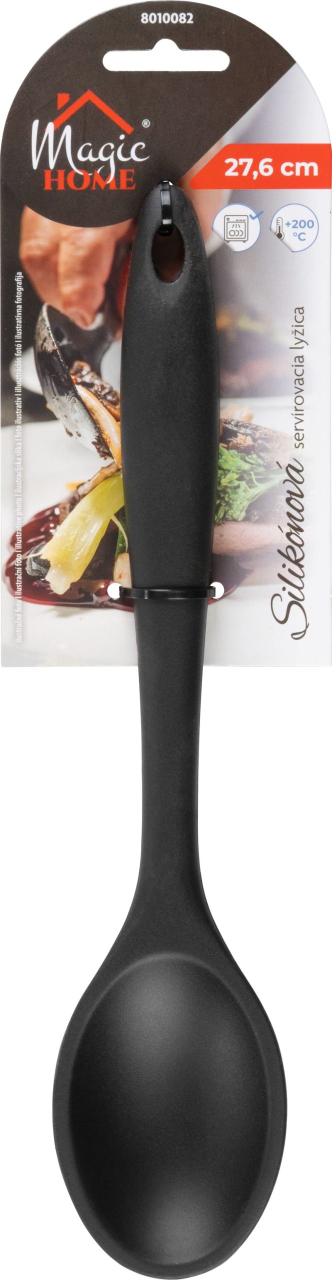 Lyžica MagicHome, kuchynská, silikón, 27,6 cm – Obrázok 2