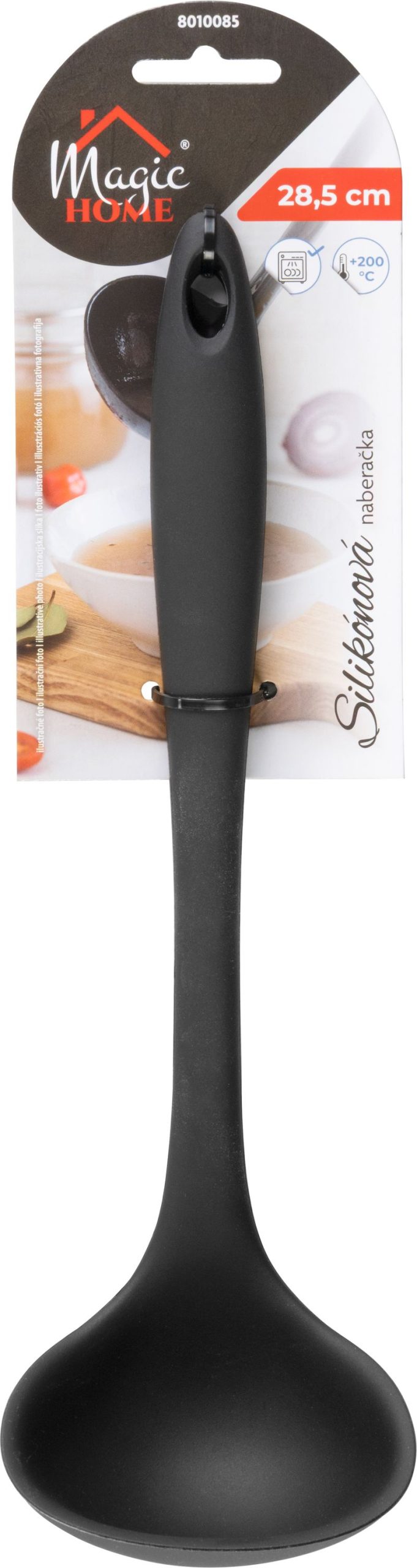 Naberačka MagicHome, kuchynská, silikón, 28,5 cm – Obrázok 2