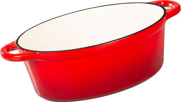 Pekáč MagicHome Castora line, oválny, kastról, 30 cm, 4,4 lit. s pokrievkou, smaltovaná liatina – Obrázok 5