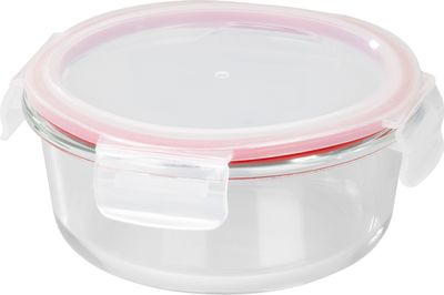 Dóza MagicHome, okrúhla, 650 ml, s vekom, Clip, sklenená – Obrázok 4