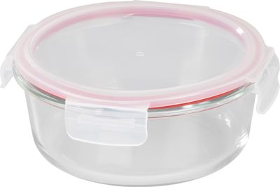 Dóza MagicHome, okrúhla, 950 ml, s vekom, Clip, sklenená – Obrázok 4