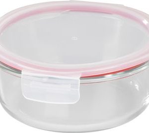 Dóza MagicHome, okrúhla, 950 ml, s vekom, Clip, sklenená