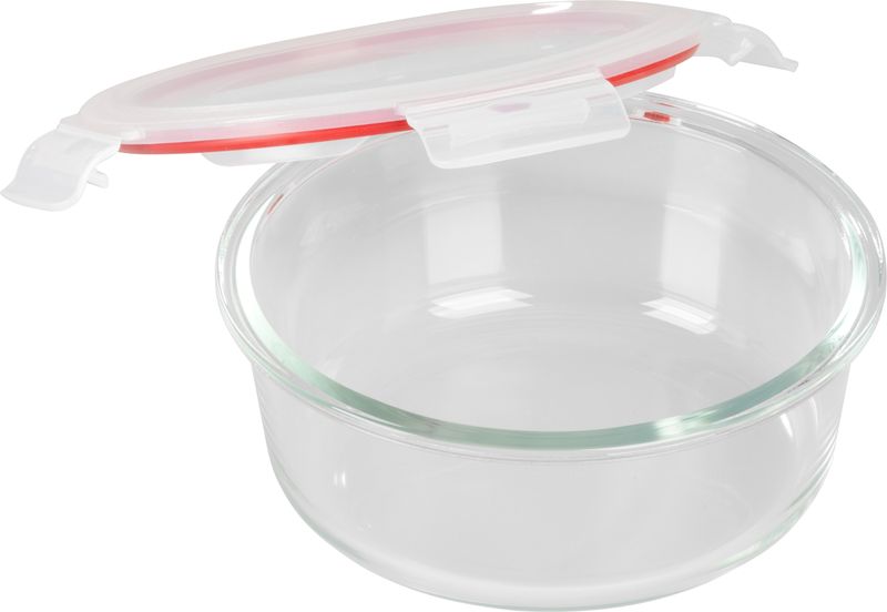 Dóza MagicHome, okrúhla, 950 ml, s vekom, Clip, sklenená – Obrázok 3