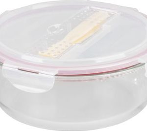 Dóza MagicHome, okrúhla, 1200 ml, s vekom, s príborom, Clip