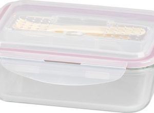 Dóza MagicHome, obdlžníková, 1000 ml, s vekom, s príborom, Clip