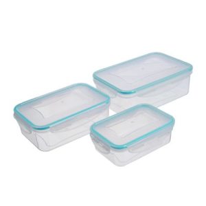 Dóza MagicHome Lunchbox set MB04, sada 3 ks, 500/1000/1500 ml, obdĺžnikové, Clip