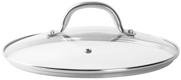 Pokrievka MagicHome Copper Line, sklenená, 26 cm – Obrázok 2