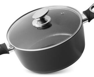Hrniec MagicHome Black Line, 24 cm, 4000 ml, s pokrievkou
