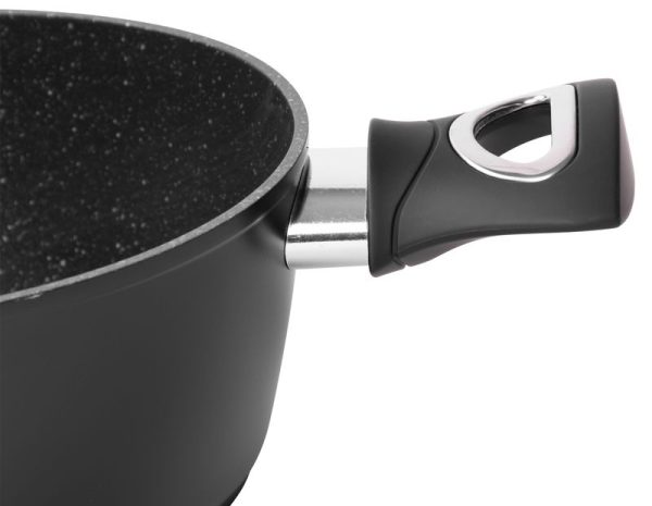 Hrniec MagicHome Black Line, 24 cm, 4000 ml, s pokrievkou – Obrázok 3