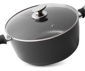 Hrniec MagicHome Black Line, 28 cm, 5900 ml, s pokrievkou