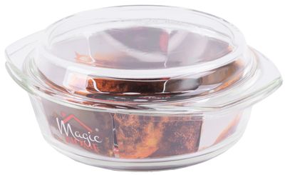 Misa MagicHome, zapekacia, 1500 ml, borosilikátové sklo, okruhla – Obrázok 3