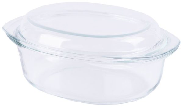 Misa MagicHome, zapekacia, 3500 ml, borosilikátové sklo, oválna – Obrázok 2