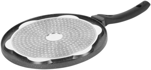 Panvica MagicHome, indukcia, 27 cm, na lievance a volské oko, so smajlíkmi, na 7 kusov – Obrázok 2