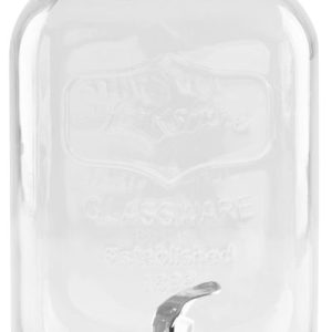 Nádoba MagicHome, džbán na vodu s kohútikom, sklenený, 5000 ml