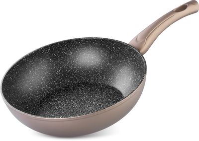 Panvica Wok MagicHome Coffee Brown Line, 28 cm – Obrázok 4