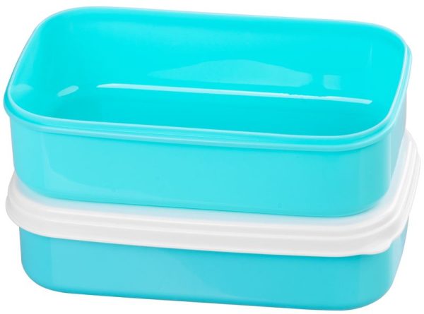 Obedár MagicHome, hranatý, 2 dielny, s vidličkou/lyžicou, 2x 1000 ml, 20,8x13,5x12,4 cm – Obrázok 7