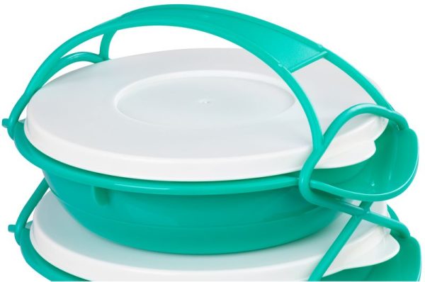 Obedár MagicHome, okrúhly, 4 dielny, farebný, 4x 1000 ml, 22,4x20,5x29,5 cm – Obrázok 4