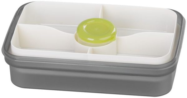Obedár MagicHome, hranatý, s vidličkou/lyžicou, 1200 ml, 23x15x8,8 cm – Obrázok 8