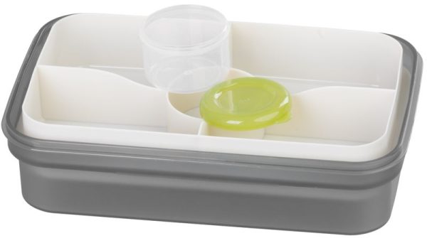 Obedár MagicHome, hranatý, s vidličkou/lyžicou, 1200 ml, 23x15x8,8 cm – Obrázok 7