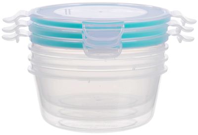 Dóza MagicHome Lunchbox set YH371, sada 3 ks, 700 ml, 145x145x75 mm, okrúhla, Clip – Obrázok 3