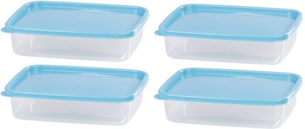 Dóza MagicHome Lunchbox set YH126, obdĺžniková, sada 4 ks, 1000 ml, 215x155x55 mm – Obrázok 2