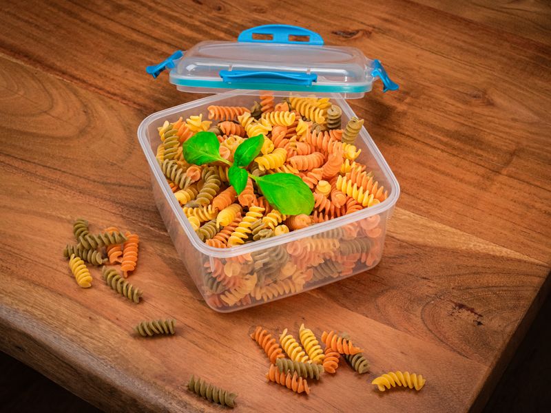 Dóza MagicHome Lunchbox set YH309, sada 3 ks, 1200 ml, 170x170x126 mm, štvorcová, Clip – Obrázok 2