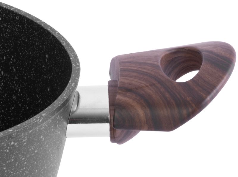 Hrniec MagicHome Black Marble Line, 20 cm, 2200 ml, s pokrievkou – Obrázok 4