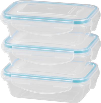 Dóza MagicHome Lunchbox set YH375, obdĺžniková, sada 3 ks, 400 ml, 162x111x51 mm – Obrázok 5