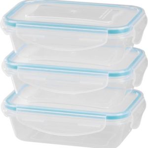 Dóza MagicHome Lunchbox set YH375, obdĺžniková, sada 3 ks, 400 ml, 162x111x51 mm