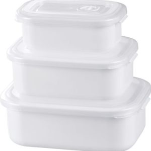 Dóza MagicHome Lunchbox set MB41, sada 3 ks, 700/1300/2100 ml, obdĺžniková, otvárateľné veko