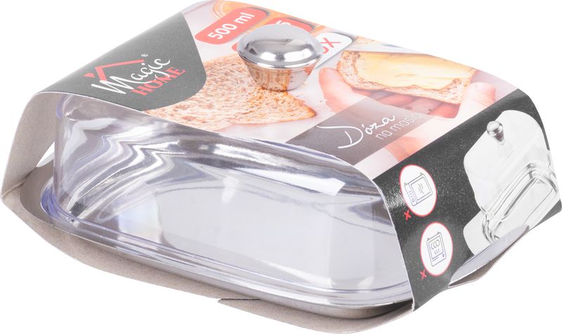 Dóza MagicHome, na maslo, Butterbox, maselnička, 500 ml, 115x155 mm – Obrázok 2