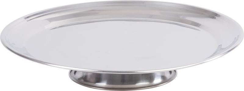 Box MagicHome, podnos na tortu, nerez, priehľadné veko, 31 cm – Obrázok 2