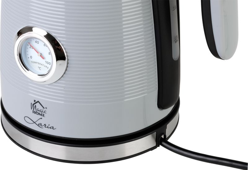 Kanvica MagicHome Laria, 1850-2200 W, 230 V, 50 Hz, 1700 ml, rýchlovarná, s teplomerom – Obrázok 9