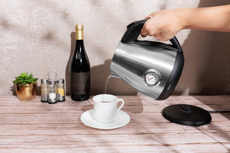 Kanvica MagicHome Madira, 1850-2200 W, 230 V, 50 Hz, 1700 ml, rýchlovarná, s teplomerom – Obrázok 2