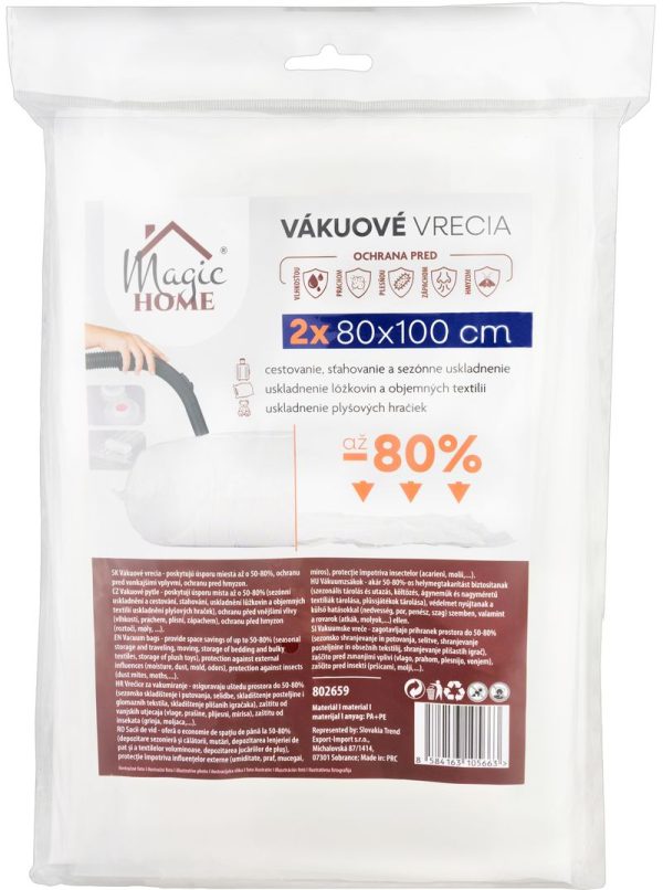 Vak Vrece MagicHome, vákuové, s odsávaním 80 x 100 cm, bal 2 ks – Obrázok 5