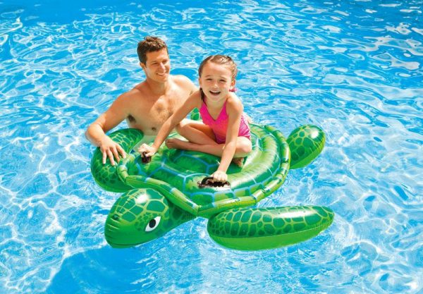 Korytnačka Intex® 57524, Lil' Sea Turtle, detská, nafukovacia, do vody, 150x127 cm – Obrázok 2
