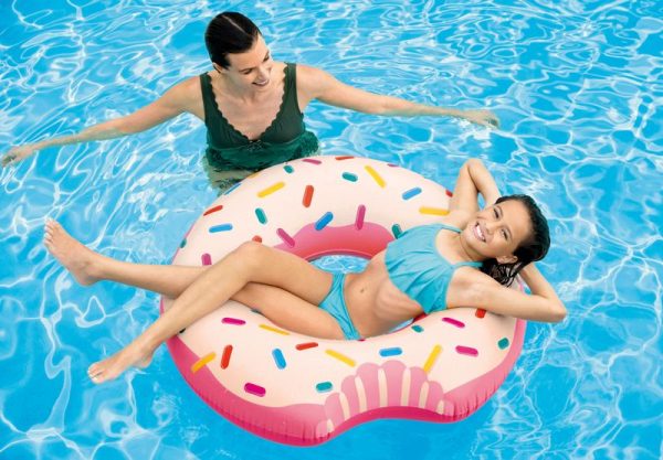 Kruh Intex® 56265, Rainbow Donut, detský, nafukovací, koleso do vody, 0,94x0,23 m – Obrázok 2