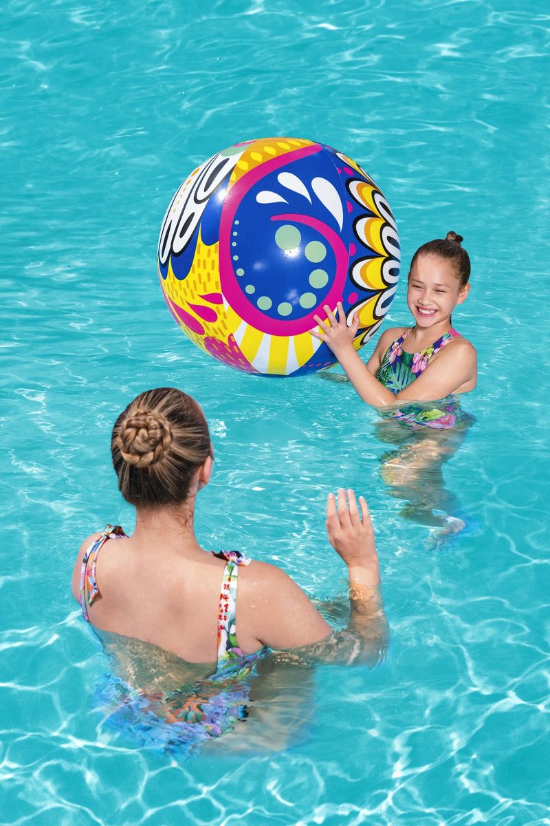 Lopta Bestway® 31044, Flirty Fiesta Beach Ball, plážová, detská, nafukovacia, do vody, 91 cm – Obrázok 3