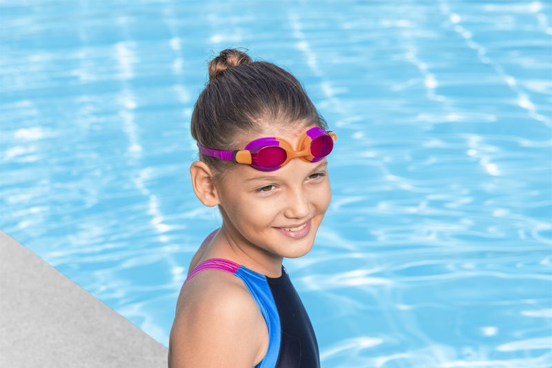 Okuliare Bestway® 21065, Lightning Pro Goggles, mix farieb, plavecké, do vody – Obrázok 2