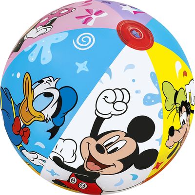 Lopta Bestway® 91098, Mickey&Friends, plážová, detská, nafukovacia, do vody, 51 cm – Obrázok 8