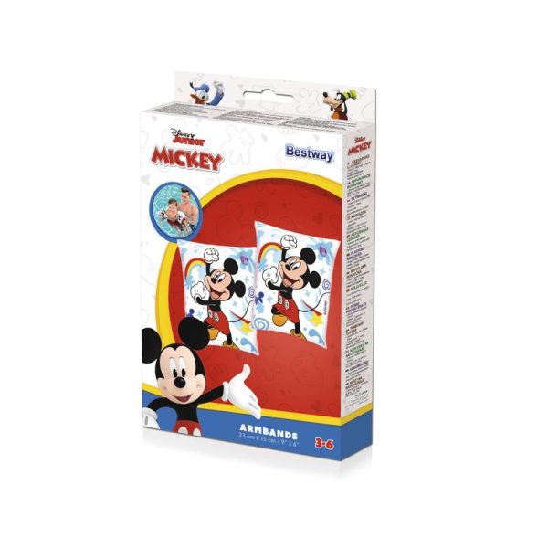 Rukávniky Bestway® 91002, Mickey&Friends, detské, nafukovacie, do vody, 23x15 cm – Obrázok 2
