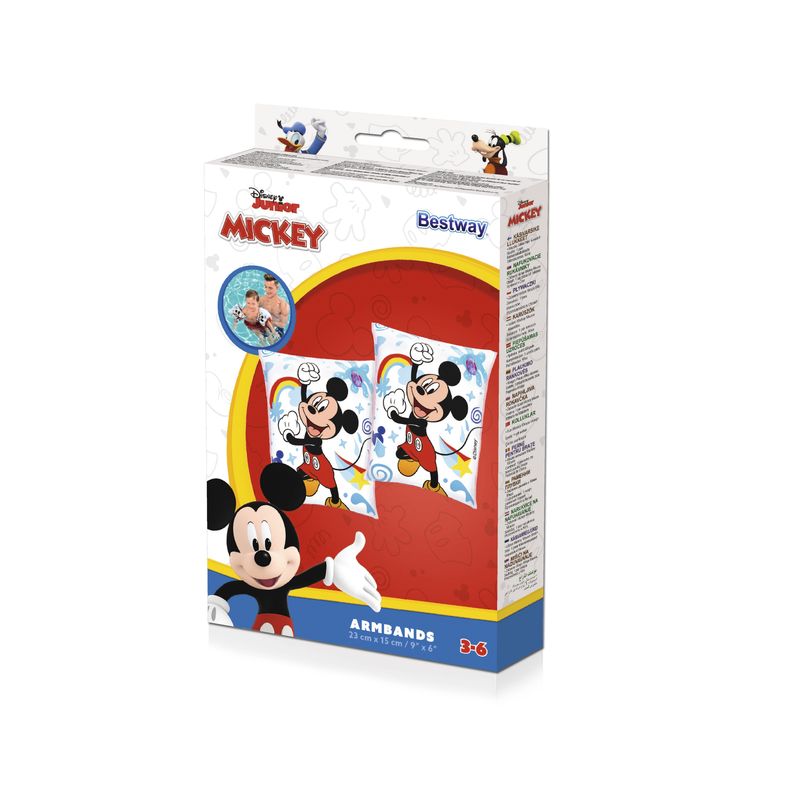 Rukávniky Bestway® 91002, Mickey&Friends, detské, nafukovacie, do vody, 23x15 cm – Obrázok 2