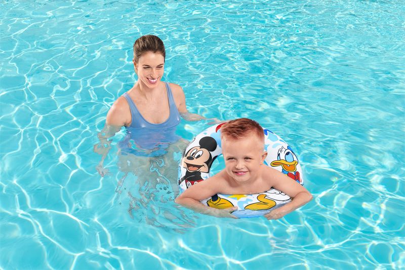 Kruh Bestway® 91004, Mickey&Friends, koleso, detský, nafukovací, koleso do vody, 56 cm – Obrázok 4