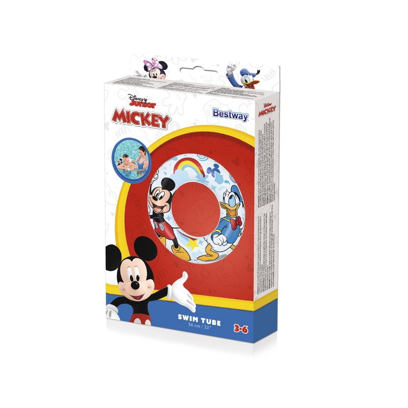 Kruh Bestway® 91004, Mickey&Friends, koleso, detský, nafukovací, koleso do vody, 56 cm – Obrázok 2
