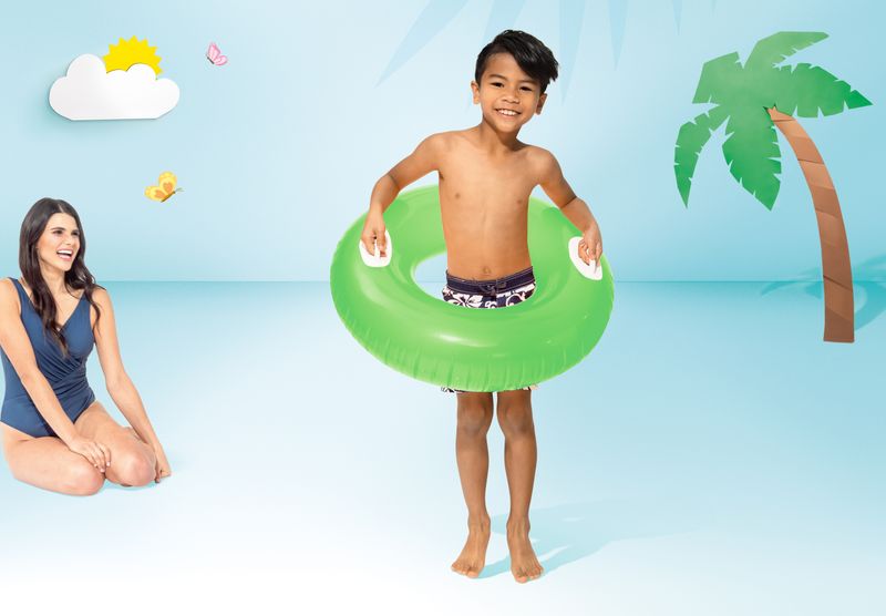 Kruh Intex® 59258NP HI-GLOSS, detský, nafukovací, koleso do vody, mix farieb, 76 cm – Obrázok 4