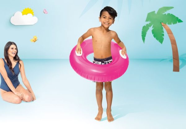 Kruh Intex® 59258NP HI-GLOSS, detský, nafukovací, koleso do vody, mix farieb, 76 cm – Obrázok 3